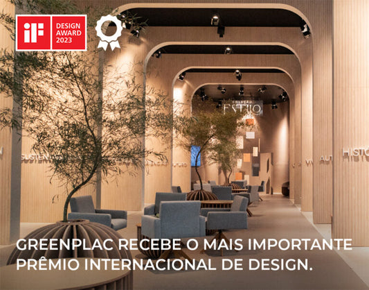 Greenplac MDF recebe Prêmio Internacional IF Design Award 2023