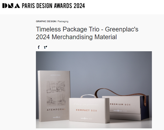 Greenplac vence DNA Paris Design Awards pelo projeto de stand na Expo Revestir e comunicação visual 2024