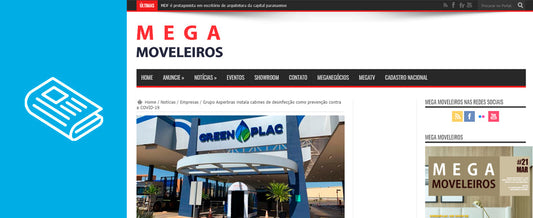 Grupo Asperbras instala cabines de desinfecção como prevenção contra a COVID-19