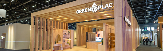 Greenplac MDF doa estande da ForMóbile 2026 à ONG Construide